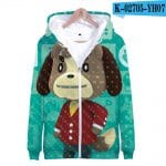 3D Animal Crossing Hooded Sweatshirt Zipper Hoodies