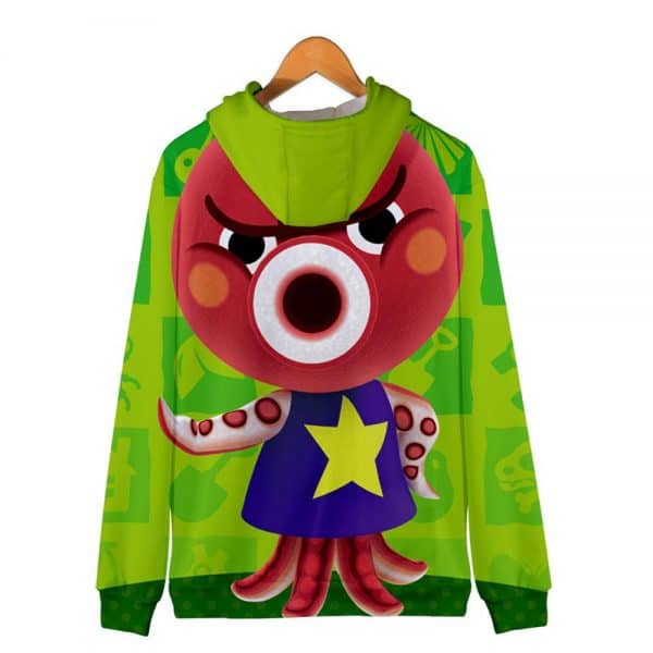 3D Animal Crossing Hooded Sweatshirt Zipper Hoodies
