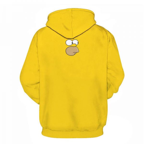 3D Cartoon Printing Hoodies - Homer Simpson And His Son Sweatshirt