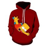3D Cartoon Printing Hoodies - Homer Simpson And His Son Sweatshirt
