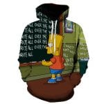 3D Cartoon Printing Hoodies - Homer Simpson And His Son Sweatshirt