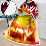 3D Digital Printed Blanket With Sleeves-Blanket Robe Halloween Party