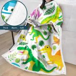 3D Digital Printed Blanket With Sleeves-Cartoon Cute Blanket Robe
