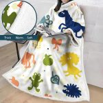 3D Digital Printed Cartoon Blanket With Sleeves-Cute Blanket Robe
