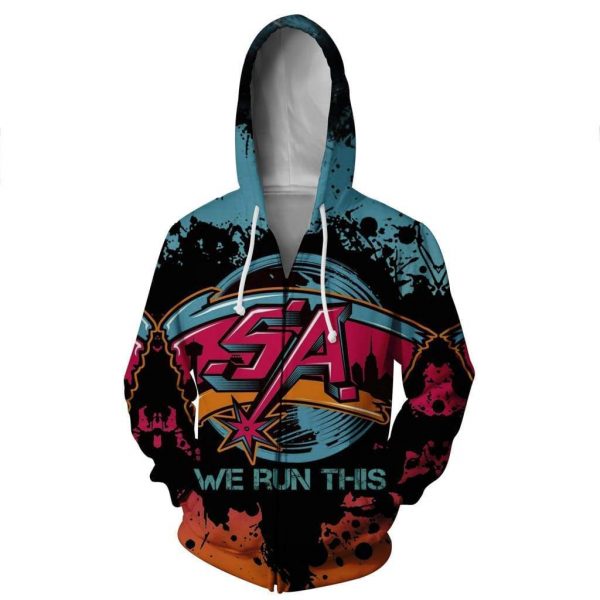 3D Digital Printed Cartoon Blanket With Sleeves-Cute Blanket Robe