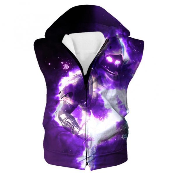 3D Digital Printed Skull Blanket With Sleeves-Horror Blanket Robe