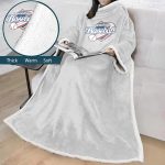 3D Digital Printed Sports Blanket With Sleeves-Baseball Blanket Robe