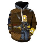 3D Fashion Print The Simpsons Sweatshirt Hoodies