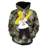 3D Fashion Print The Simpsons Sweatshirt Hoodies