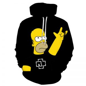 3D Fashion Print The Simpsons Sweatshirt Hoodies