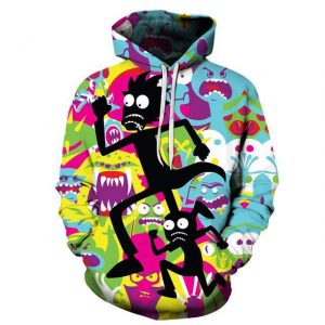 3D Hoodies Rick And Morty
