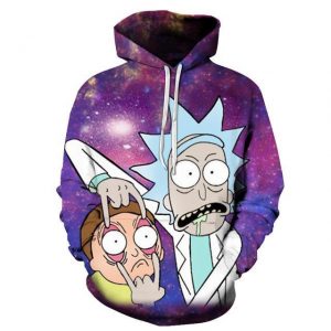 3D Hoodies Sweatshirts Rick And Morty