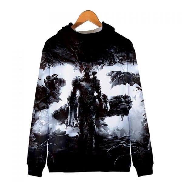 3D Movie Doom Eternal Zipper Hoodies Sweatshirts