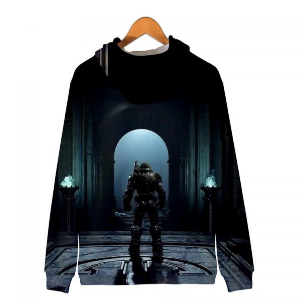 3D Movie Doom Eternal Zipper Hoodies Sweatshirts