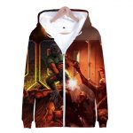 3D Movie Doom Eternal Zipper Hoodies Sweatshirts