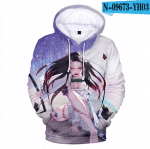 3D Print Anime Demon Slayer Hoodies Sweatshirts