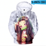 3D Print Anime Demon Slayer Hoodies Sweatshirts