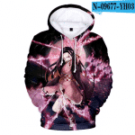 3D Print Anime Demon Slayer Hoodies Sweatshirts