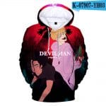 3D Print Anime Devilman Crybaby Hoodies Sweatshirt