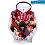 3D Print Anime Devilman Crybaby Hoodies Sweatshirt