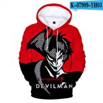 3D Print Anime Devilman Crybaby Hoodies Sweatshirt