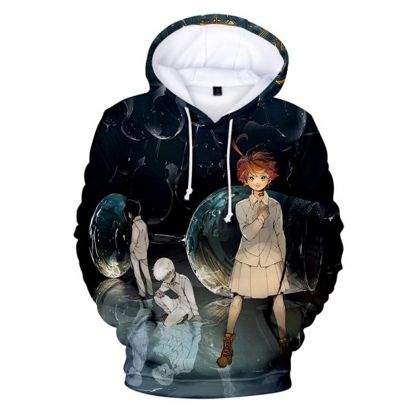 3D Print Hoodies - Anime The Promised Neverland Sweatshirts