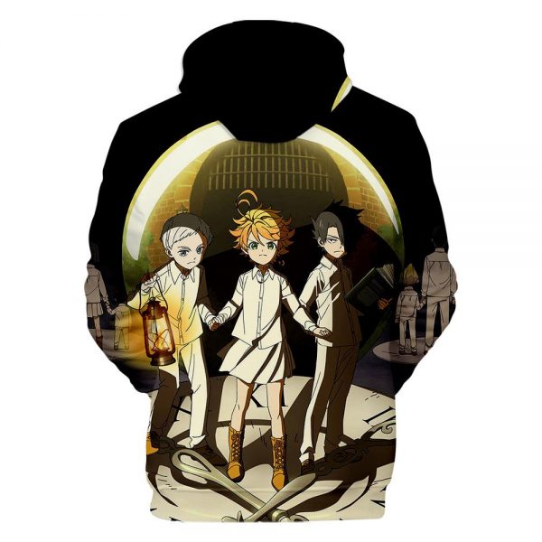3D Print Hoodies - Anime The Promised Neverland Sweatshirts