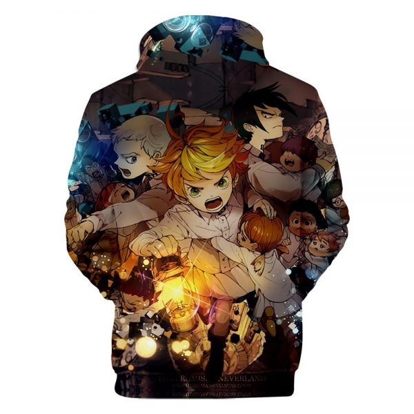 3D Print Hoodies - Anime The Promised Neverland Sweatshirts