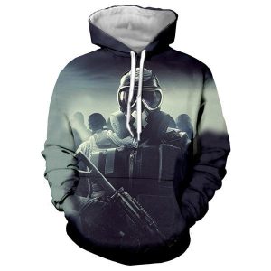 3D Print Rainbow Six Siege Men Sweatshirts Hip Hop Hoodie