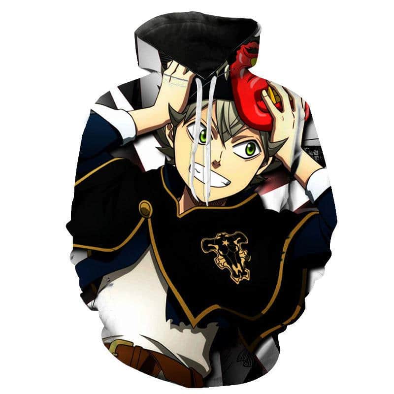 3D Printed Anime Black Clover Hoodies Pullover