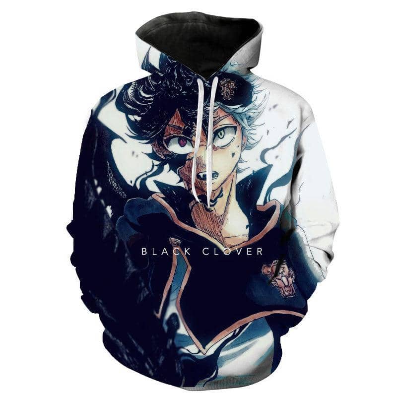 3D Printed Anime Black Clover Hoodies Pullover