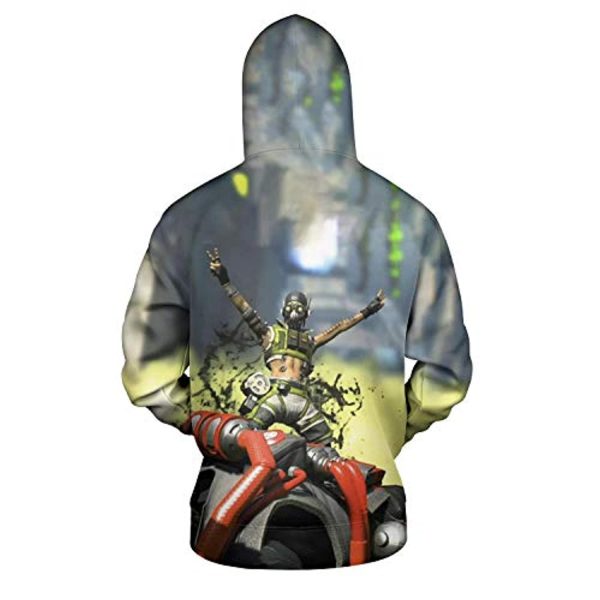 3D Printed Apex Legends Funny Drawstring Pocket Pullover Hoodie Sweatshirt