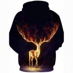 3D Printed Cartoon Active Exaggerated Christmas Hoodie