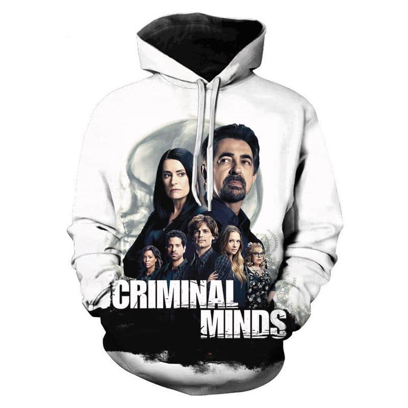 3D Printed Criminal Minds Hoodies - Hip Hop Long-Sleeve Tops