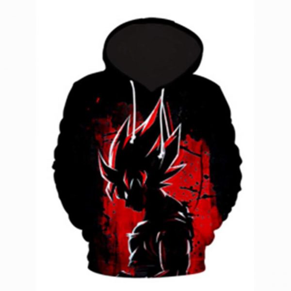 3D Printed  Dragon Ball Character Goku Hoodie - Hooded Casual Loose Pullover