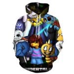 3D Printed Game Undertale Hooded Sweatshirt Pullover Hoodie