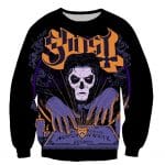 3D Printed Ghost Band Long Sleeves Hoodies Pullovers Sweatshirts