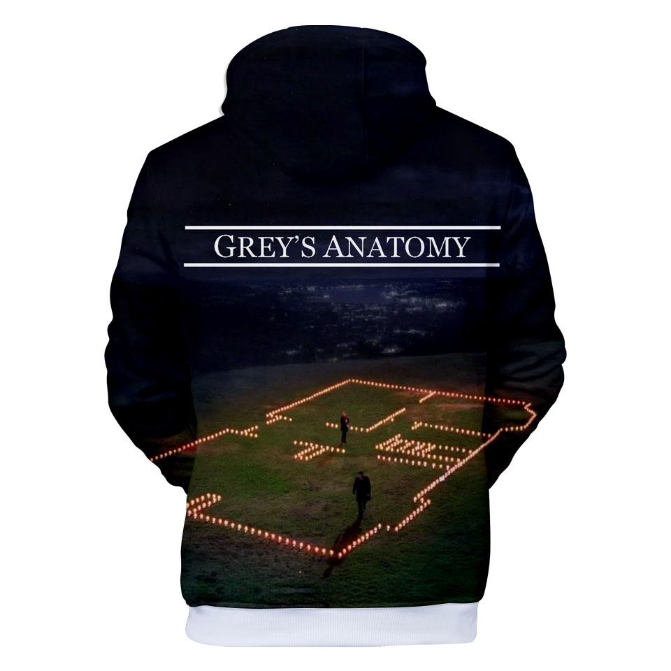 3D Printed Grays Anatomy Hoodies - Hooded Sweatshirt