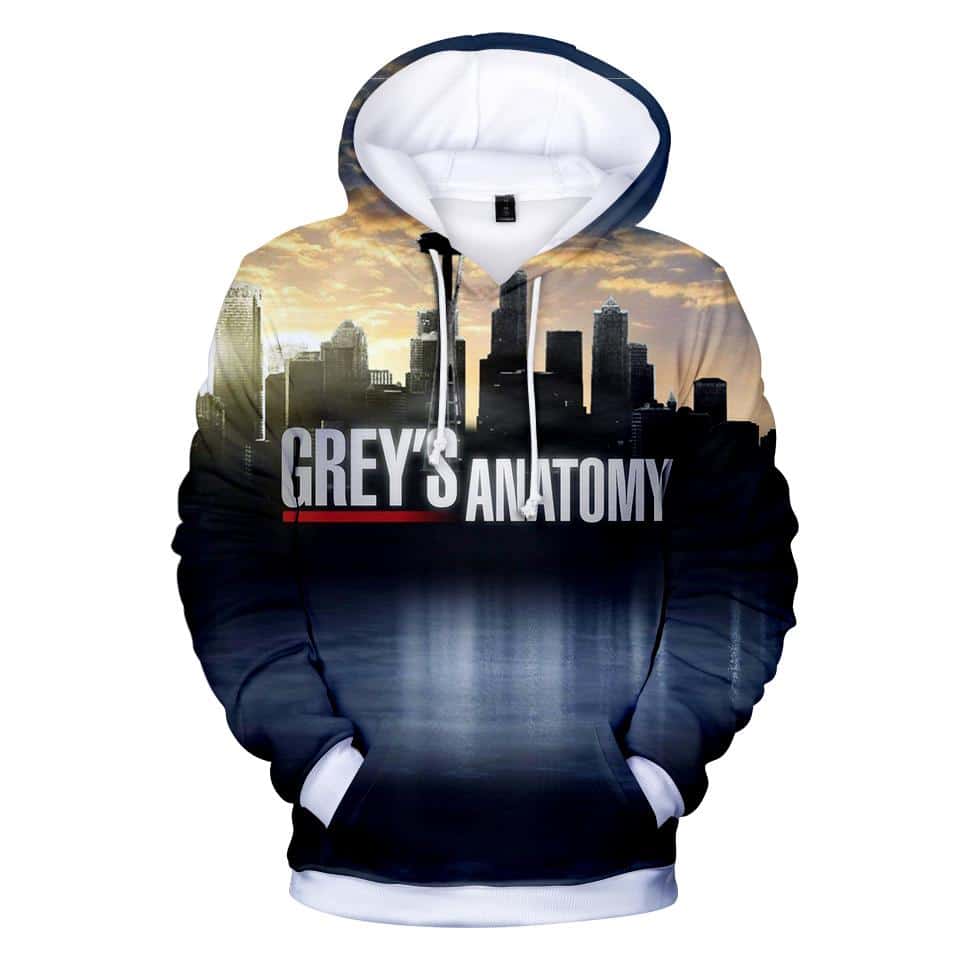 3D Printed Grays Anatomy Hoody Sweatshirt Hoodies