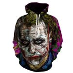 3D Printed Hooded Sweatshirt - Suicide Squad Joker Pullover Hoodies
