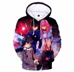 3D Printed Hoodies - Anime DARLING in The FRANXX Sweatshirt