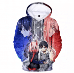 3D Printed Hoodies - Anime DARLING in The FRANXX Sweatshirt