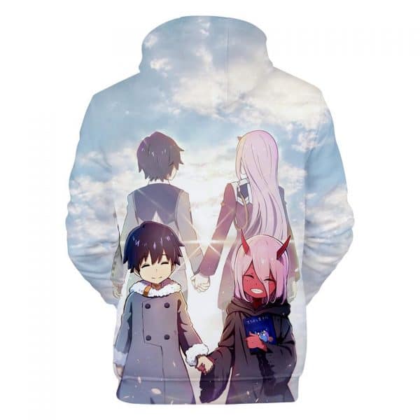 3D Printed Hoodies - Anime DARLING in The FRANXX Sweatshirt