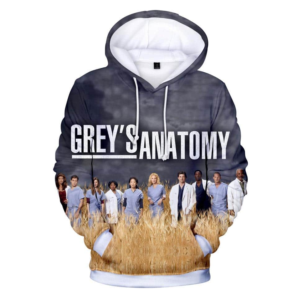 3D Printed Hoodies - Grays Anatomy Hooded Sweatshirt