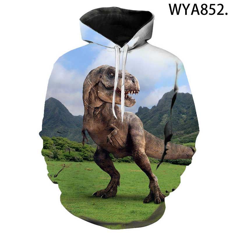 3D Printed Jurassic Park Hoodies - Casual Sweatshirts Streetwear