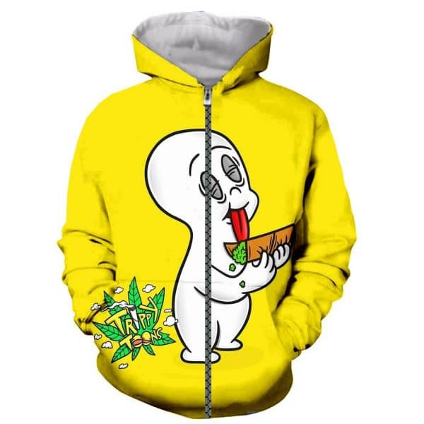 3D Printed Long Sleeves Sweatshirts - BoB Marley Weeds Blunts Hoodies