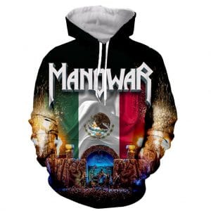 3D Printed Manowar Final Battle World Fashion Long Sleeves Hoodies