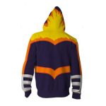 3D Printed Monoma Neito Hoodie - My Hero Academia Zip Hooded Sweatshirts