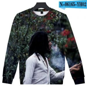 3D Printed Music Pullovers - Hip Hop Bob Marley Sweatshirts