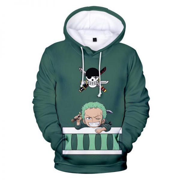 3D Printed One Piece Hoody Sweatshirt - Anime Men Women Hoodie